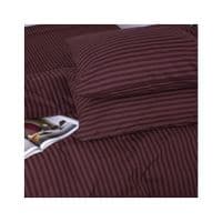 Наволочка MirSon Ranforce Elite 17-0617 Stripe Brown 45х45 см (2200008202484)