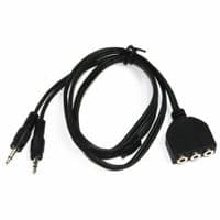 Кабель мультимедийный подовжувач Jack 3.5mm папа/ 3х3.5mm мама Cablexpert (CC-MIC-1)