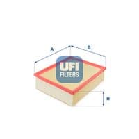 Повітряний фільтр для автомобіля UFI 30.162.00