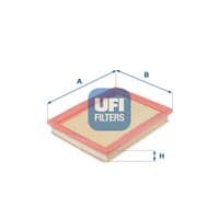 Повітряний фільтр для автомобіля UFI 30.168.00