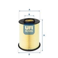 Повітряний фільтр для автомобіля UFI 27.675.00