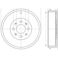 Гальмівний барабан Bosch 0 986 477 208