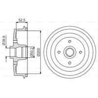 Гальмівний барабан Bosch 0 986 477 217