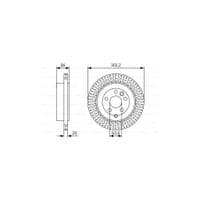 Гальмівний диск Bosch 0 986 479 U44