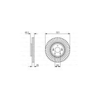 Гальмівний диск Bosch 0 986 479 786