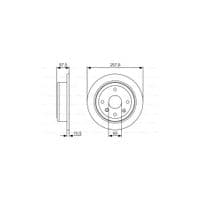 Гальмівний диск Bosch 0 986 479 S08