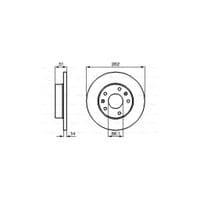 Гальмівний диск Bosch 0 986 478 991
