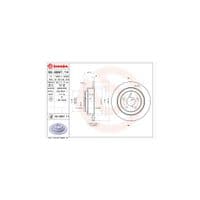 Гальмівний диск Brembo 08.6897.11