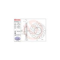 Гальмівний диск Brembo 09.A819.11