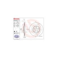 Гальмівний диск Brembo 09.B312.11