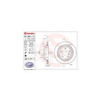 Гальмівний диск Brembo 09.6841.11