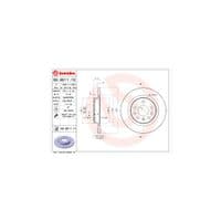 Гальмівний диск Brembo 08.9511.10