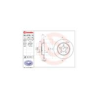 Гальмівний диск Brembo 08.A725.10