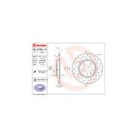 Гальмівний диск Brembo 08.A759.1X