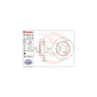 Гальмівний диск Brembo 08.9509.11