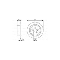 Гальмівний диск Bosch 0 986 479 613