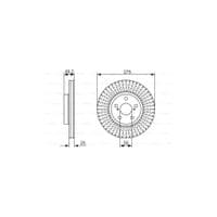 Гальмівний диск Bosch 0 986 479 619