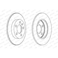 Гальмівний диск FERODO DDF1155