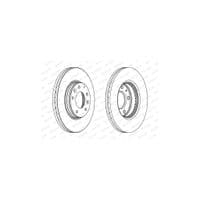 Гальмівний диск FERODO DDF1210C
