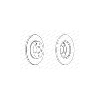 Гальмівний диск FERODO DDF1219C