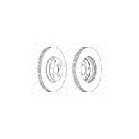Гальмівний диск FERODO DDF1775C