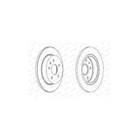 Гальмівний диск FERODO DDF1804C