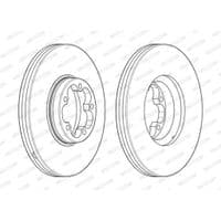 Гальмівний диск FERODO DDF2468-1
