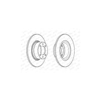 Гальмівний диск FERODO DDF1035
