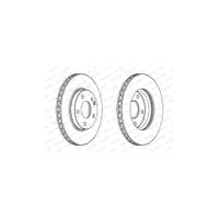 Гальмівний диск FERODO DDF1220