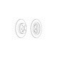 Гальмівний диск FERODO DDF1691C