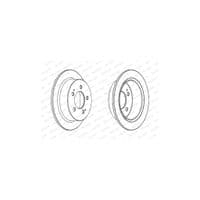 Гальмівний диск FERODO DDF1753C