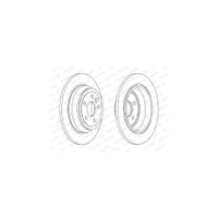 Гальмівний диск FERODO DDF2607C