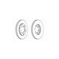 Гальмівний диск FERODO DDF626
