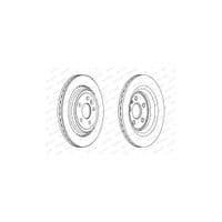 Гальмівний диск FERODO DDF1681C