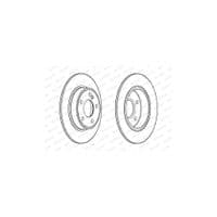 Гальмівний диск FERODO DDF2335C
