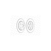 Гальмівний диск FERODO DDF2493C