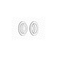 Гальмівний диск FERODO DDF2505C