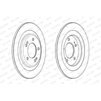 Гальмівний диск FERODO DDF2200C
