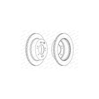 Гальмівний диск FERODO DDF2285C