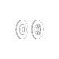 Гальмівний диск FERODO DDF2461C