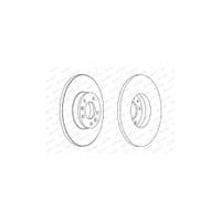 Гальмівний диск FERODO DDF1602