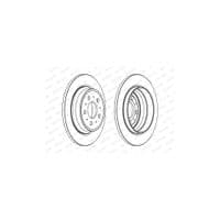 Гальмівний диск FERODO DDF1079C
