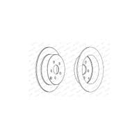 Гальмівний диск FERODO DDF1485C