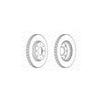 Гальмівний диск FERODO DDF1528