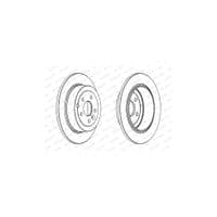 Гальмівний диск FERODO DDF1578C