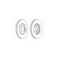 Гальмівний диск FERODO DDF1629