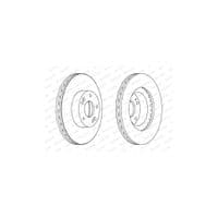 Гальмівний диск FERODO DDF1630