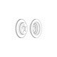 Гальмівний диск FERODO DDF1697C