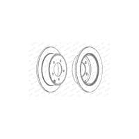 Гальмівний диск FERODO DDF1762C