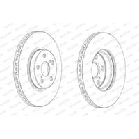 Гальмівний диск FERODO DDF1865C